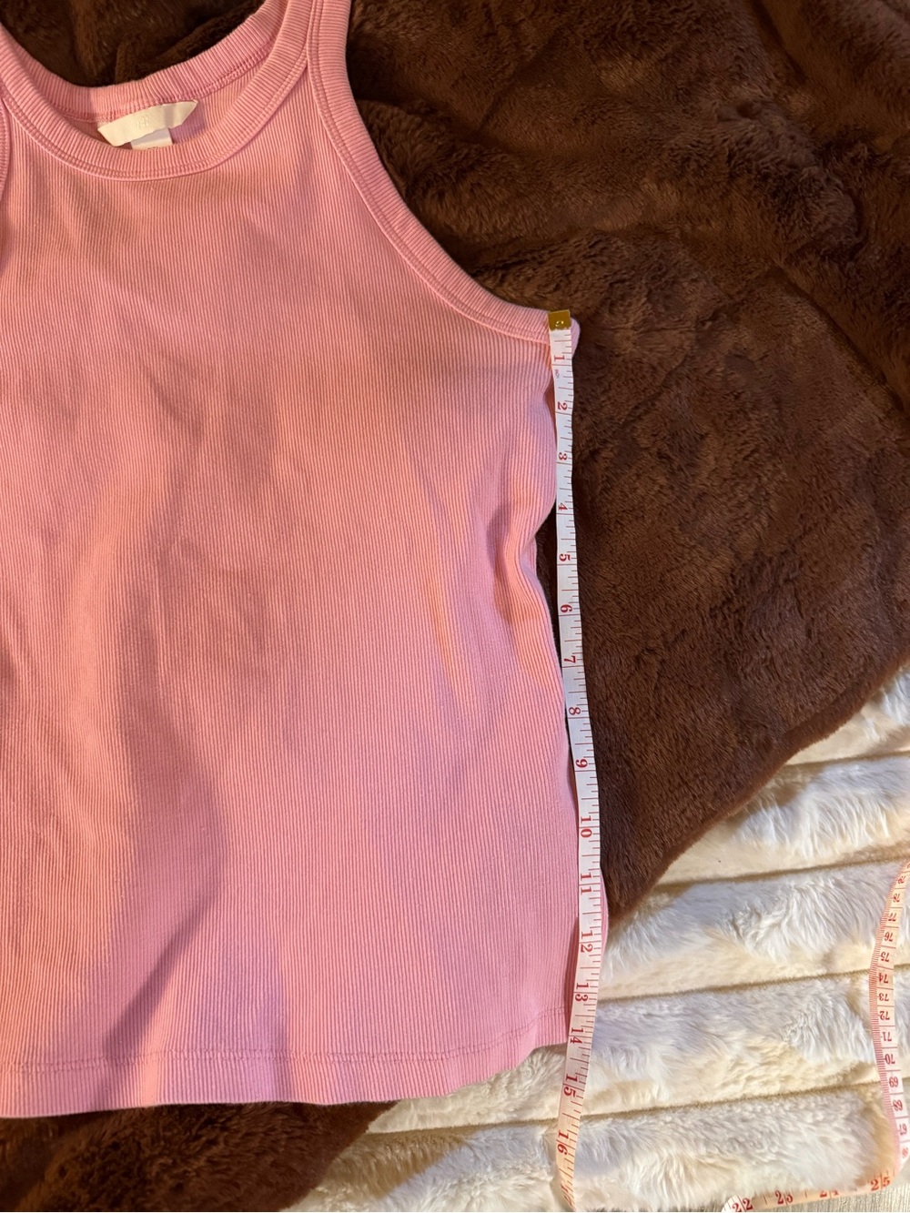 H&M Pink Rib Tank Top - Picture 3 of 5